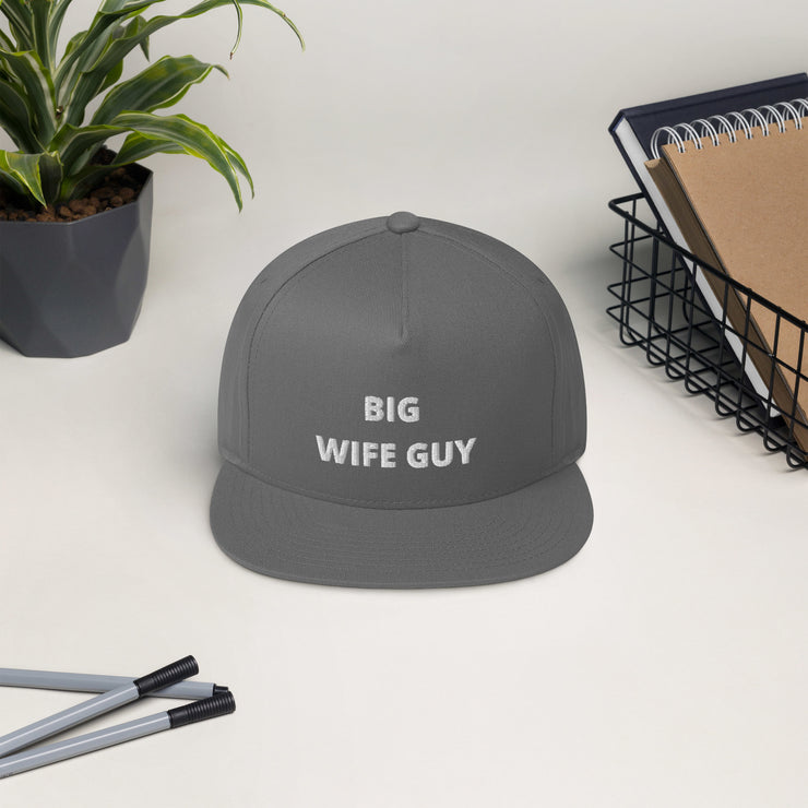 Flat Bill Big Wife Guy Cap