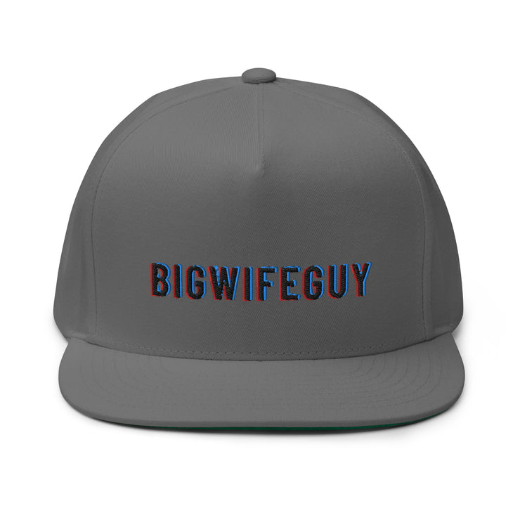 Flat Bill Big Wife Guy Cap