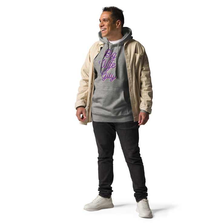 Men's Big Wife Guy  Hoodie